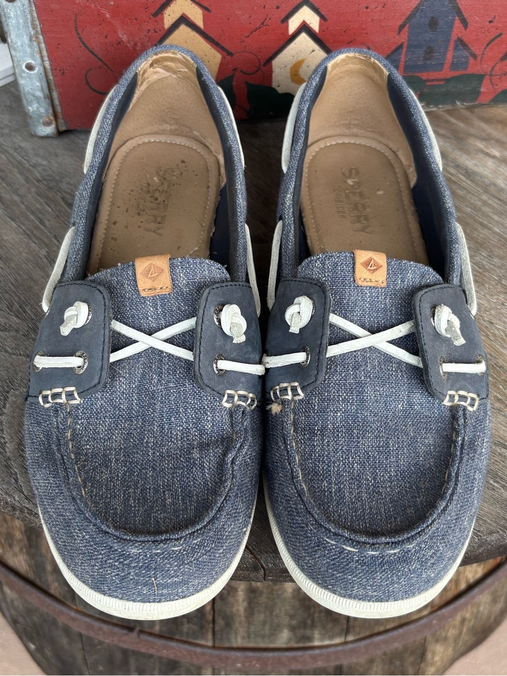 Sperry Two-Eye Fabric Boat Shoe - Picture 2 of 8